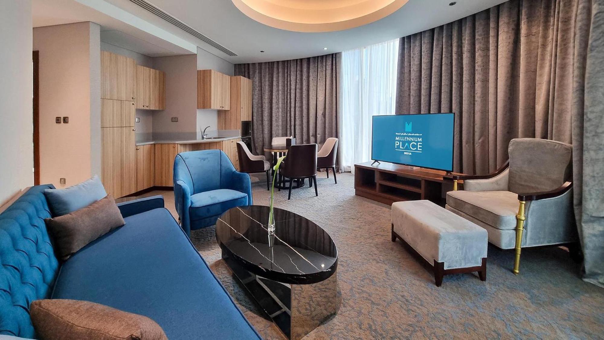 Millennium Place Doha Dış mekan fotoğraf A suite at the hotel